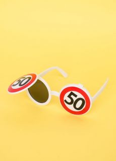 Okulary urodzinowe ZNAK 50 urodziny
