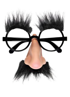 �mieszne okulary z nosem i w�sami okulary imprezowe gad�ety na imprez� okulary na imprez�