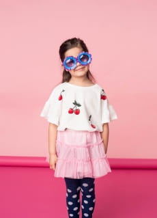 Okulary imprezowe KWIATKI lata 70