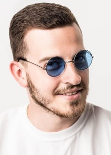 Okulary LENONKI niebieskie