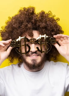 Wielkie okulary MEGA DOLARY
