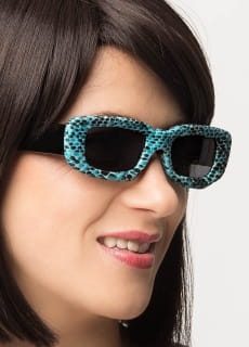Okulary SNAKE niebieskie