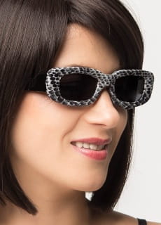 Okulary SNAKE siwe