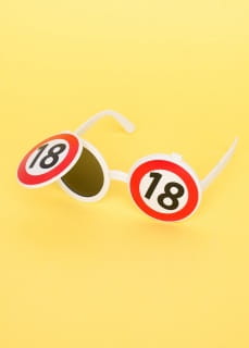 Okulary ZNAK 18 urodziny
