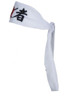 Opaska bia�a KARATE bia�a opaska na g�ow� opaska na g�ow� str�j karate