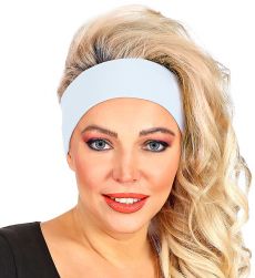  Bia�a OPASKA DO W�OS�W dodatek do stroju fitness