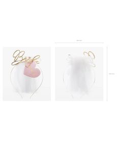 Opaska BRIDE z welonem