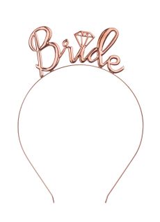 Opaska na wieczr panieski BRIDE rowe zoto