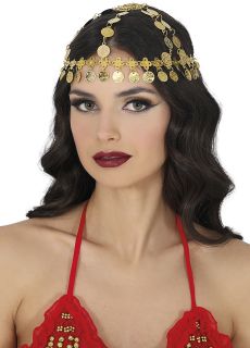 Opaska na g�ow� Z MONETAMI bi�uteria w stylu Bollywood bi�uteria na g�ow� ozdoba g�owy ozdoba na g�ow�