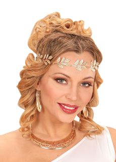 Wieniec laurowy na g�ow� OPASKA BOGINI opaska na halloween opaska na g�ow�
