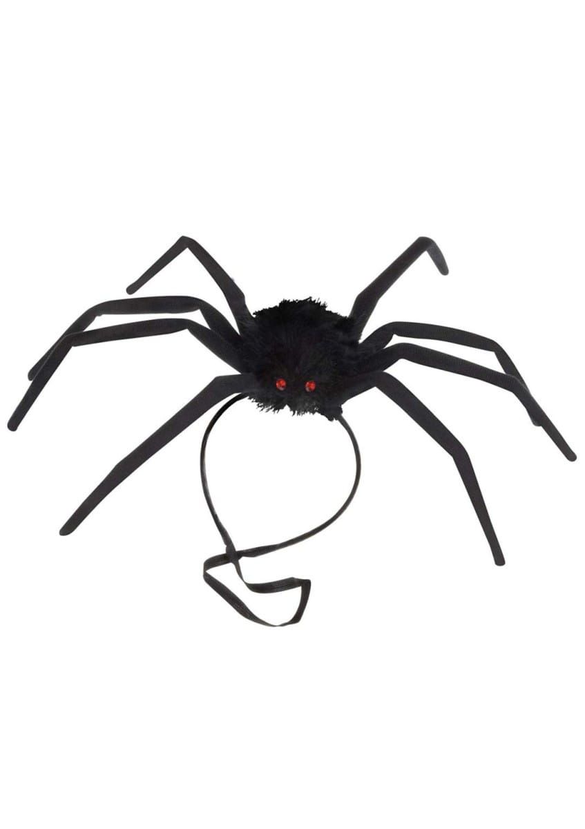 Opaska Włochaty pająk halloweenowa