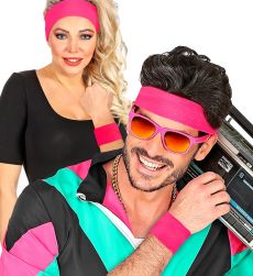 Opaski FROTKI na nadgarstki - r�owe