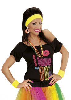 Opaski lata 80 KICZ PARTY ��te gad�ety imprezowe opaska neonowa akcesoria imprezowe dodatki retro�te
