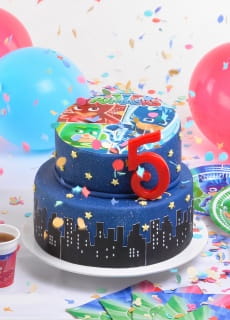 Opatek na tort PIDAMERSI dekoracja na tort dziecka 21cm