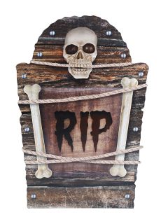 Ozdoba halloweenowa NAGROBEK RIP 56 cm