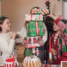 Papier na prezenty �wi�teczne MERRY CHRISTMAS 70x200 cm