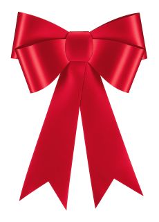 Czerwona papierowa KOKARDA dekoracja diy 71 cm
