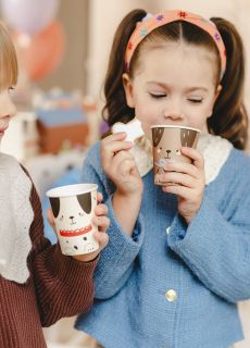 Papierowe kubki PIESKI 220 ml kubki dla dzieci kubki papierowe kubki z psami kubki z pieskami