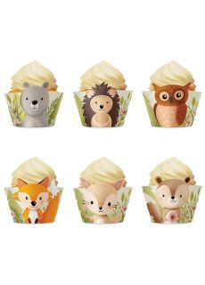 Papilotki do muffinek LE�NI PRZYJACIELE (6szt.)