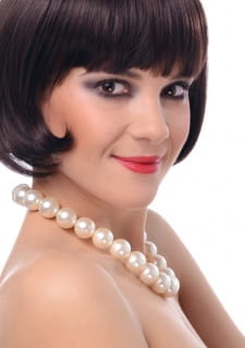 Pery MARILYN naszyjnik z pere