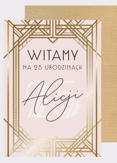 Personalizowana tablica powitalna PINK GLAM dekoracja na urodziny