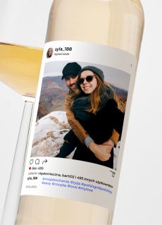 Personalizowane etykiety na wino SOCIAL MEDIA naklejki na alkohol etykiety na alkohol