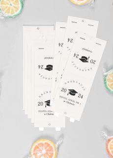 Personalizowane lizaki GRADUACJA drobne upominki dla uczni�w (8szt.)