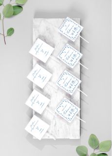 Personalizowane lizaki na chrzest ch�opca PODZI�KOWANIA lizaki podzi�kowania dla go�ci