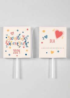 Personalizowane lizaki na KLASOWE WALENTYNKI