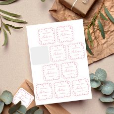 Personalizowane naklejki na CHRZEST dziewczynki naklejki personalizowane naklejki chrzest �wi�ty
