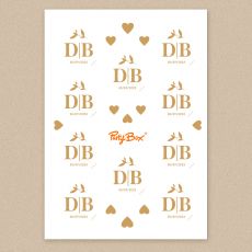 Personalizowane NAKLEJKI �LUBNE dekoracje �lubne naklejki personalizowane ozdoby �lubne ozdoby na �lub