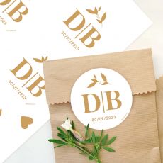 Personalizowane NAKLEJKI �LUBNE dekoracje �lubne naklejki personalizowane ozdoby �lubne ozdoby na �lub