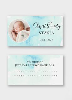 Personalizowane winietki na CHRZEST CH�OPCA
