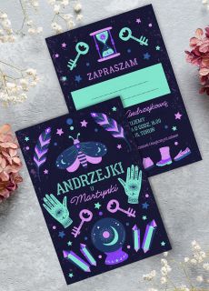 Personalizowane zaproszenia NA ANDRZEJKI zaproszenie andrzejki andrzejki zaproszenie