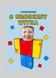 Personalizowane zaproszenia na urodziny ch�opca zaproszenia na urodziny dla dzieci