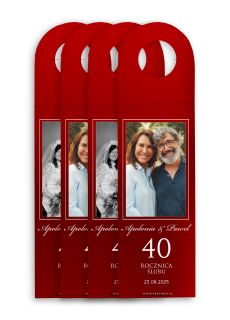 Personalizowane zawieszki na alkohol RUBINOWE GODY zawieszki na alkohol zawieszki na w�dk�