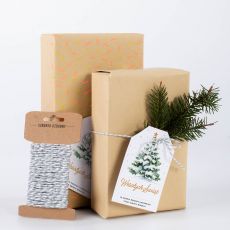 Personalizowane ZAWIESZKI �WI�TECZNE do prezent�w (16 szt.) dekoracja bo�e narodzenie zawieszki na prezenty