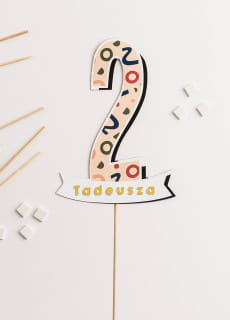 Personalizowany topper 2 LATKA
