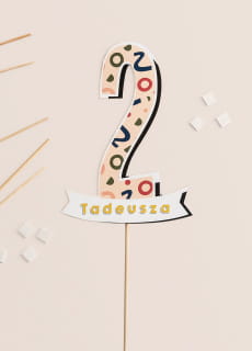 Personalizowany topper 2 LATKA