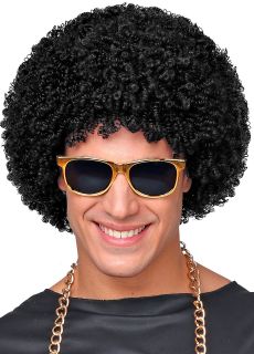 Czarna PERUKA AFRO peruka afro czarna czarna peruka afro peruka peruka na imprez�