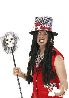 Peruka dready warkocze czarne VOODOO