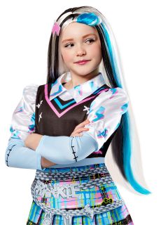 Peruka d�ugie w�osy MONSTER HIGH - FRNAKIE peruka Monster High kolorowa peruka dzieci�ca peruka dla dziewczynki