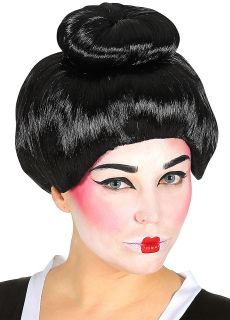 Peruka czarna Japonki GEISHA