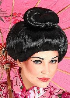 Peruka czarna Japonki GEISHA