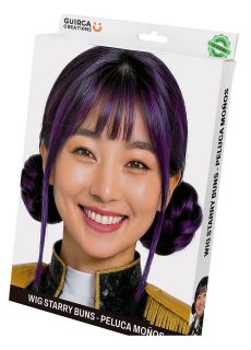 Granatowa peruka K-POP koki peruka granatowa peruka na imprez� peruka na Halloween peruka cosplay