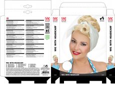 Peruka PIN UP blond