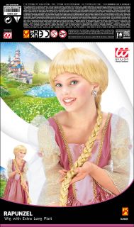 Peruka ROSZPUNKA d�ugi warkocz blond