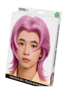 M�ska peruka K-POP r�owa r�owa peruka peruka r�owa peruka na imprez� peruka na halloween peruka m�ska