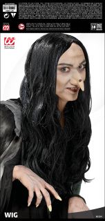 Peruka wied�my AMELIA czarna peruka na Halloween