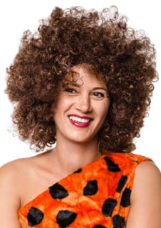 Peruka AFRO brzowa
